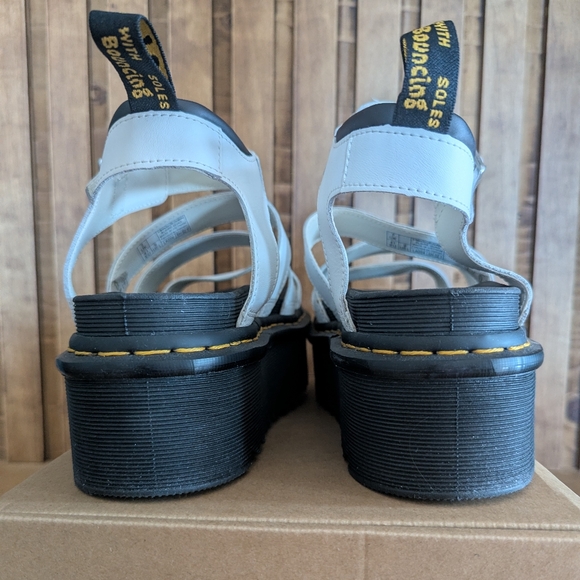 Dr. Martens Blaire Hydro Leather Platform Strap Sandal - NWOT! - Picture 9 of 15